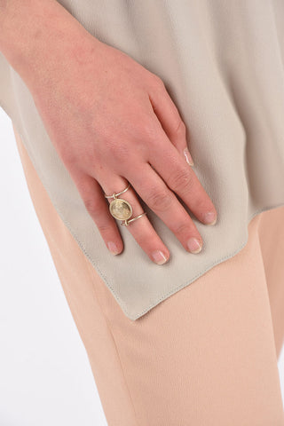 Anello con Medaglione in Argento