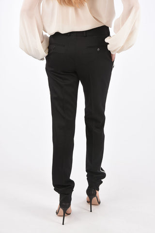 Virgin Wool Jetted Pocket Pants