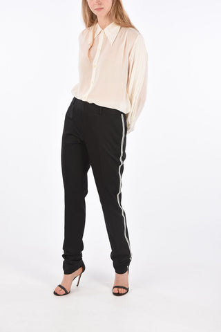 Virgin Wool Jetted Pocket Pants