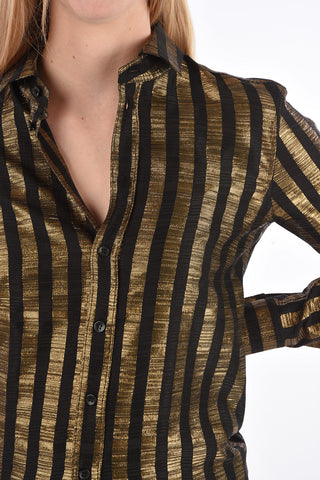 Lurex Striped Shirt