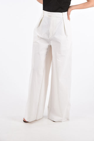 Pantaloni Palazzo a Una Pince