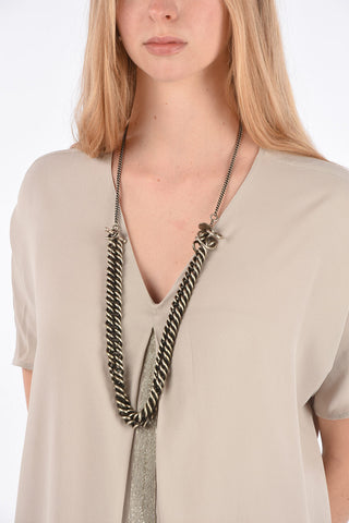 Silver Heavy Chain Necklace