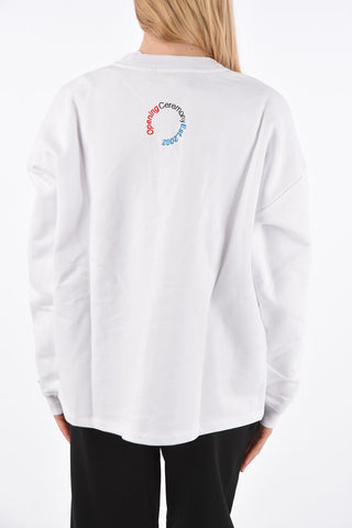 Embroidered Logo Crewneck Sweatshirt