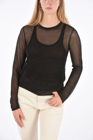 Lurex Mesh Sweater