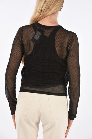 Lurex Mesh Sweater