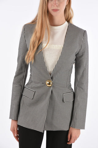 check side vents 1-button blazer