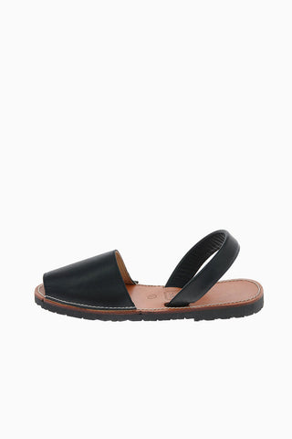 leather Peep Toe Sandals