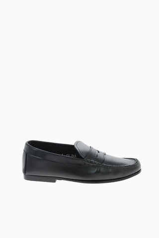 leather boat deck shoes