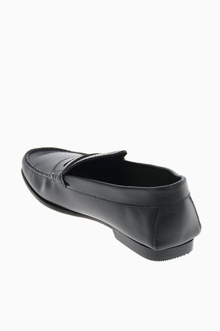 leather boat deck shoes
