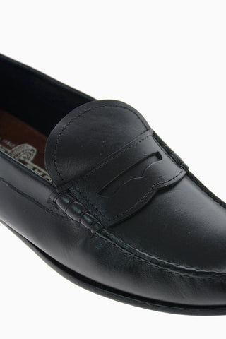 leather boat deck shoes