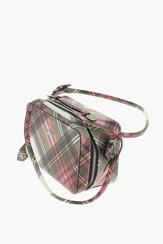 Tartan Eco-Leather Derby LUNCHBOX Camera Bag