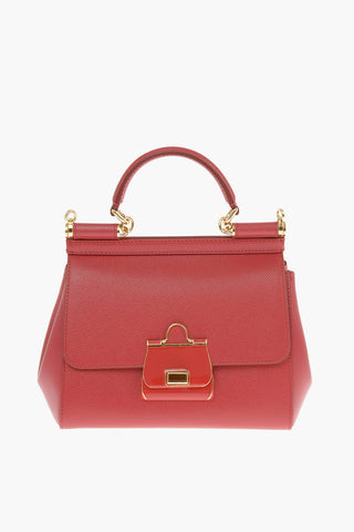 borsa Top Handle SICILY SOFT in pelle martellata con Tracolla removibile