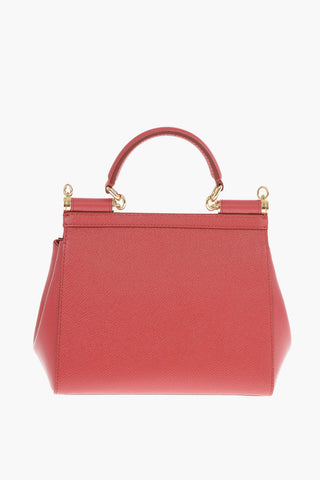 borsa Top Handle SICILY SOFT in pelle martellata con Tracolla removibile