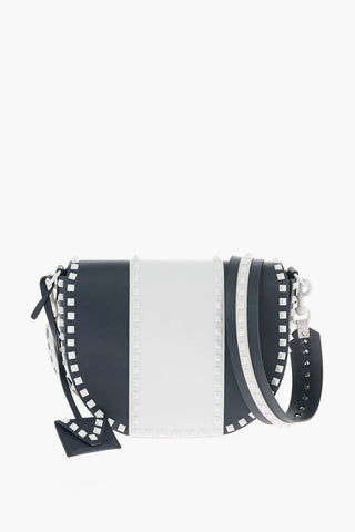 GARAVANI Studded Leather ROCKSTUD Saddle Bag
