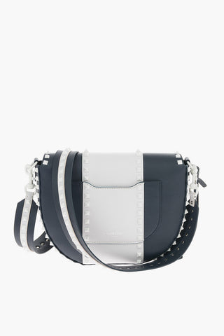GARAVANI Studded Leather ROCKSTUD Saddle Bag