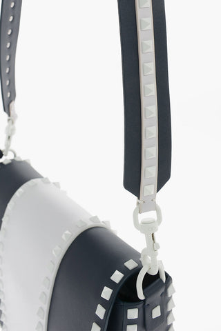 GARAVANI Studded Leather ROCKSTUD Saddle Bag