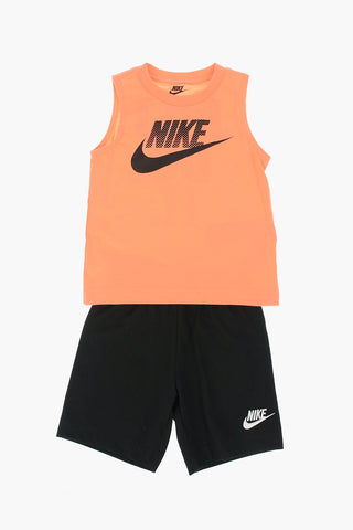 Sleeveless T-shirt and Shorts Set
