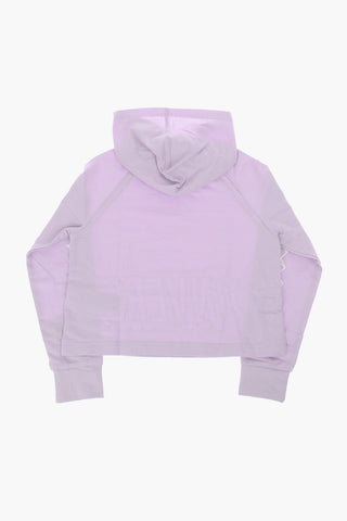 Felpa con Cappuccio Stampata