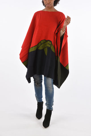 Poncho in Lana e Cashmere