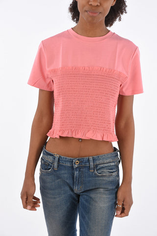 T-Shirt Crop Girocollo