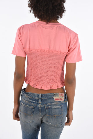 T-Shirt Crop Girocollo
