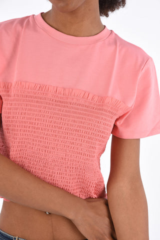 T-Shirt Crop Girocollo