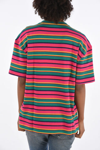 T-Shirt Girocollo a Righe