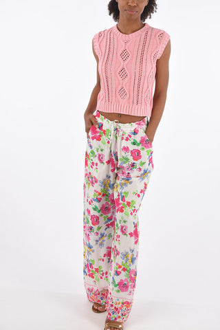 Pantaloni Fantasia Floreale