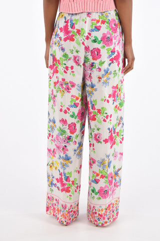 Pantaloni Fantasia Floreale