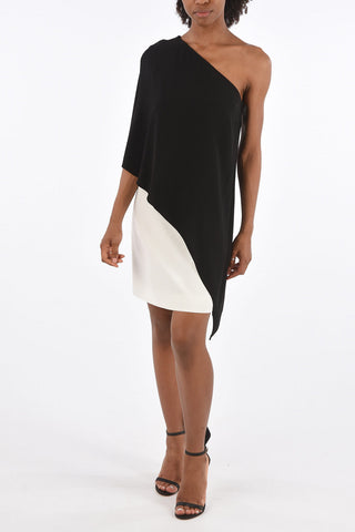 One-Shoulder Mini Shift Dress