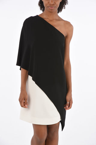 One-Shoulder Mini Shift Dress