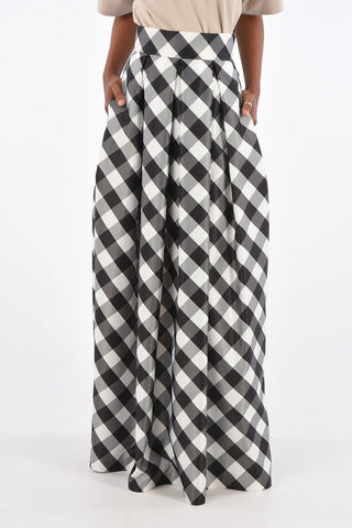 RESORT Checked Maxi Skirt