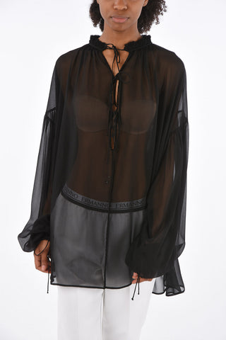 Blusa Oversize in Seta