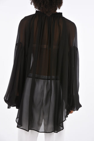 Blusa Oversize in Seta