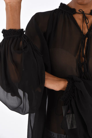 Blusa Oversize in Seta