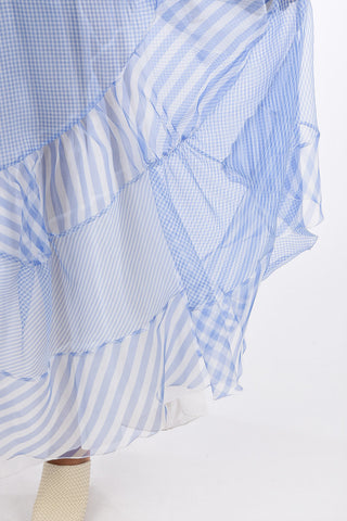 Flounced Dress with Petticoat