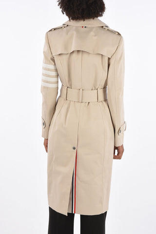 Trench Doppiopetto Impermeabile con Cintura