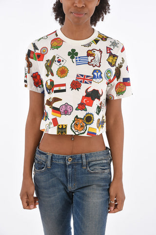 Printed Crop T-Shirt