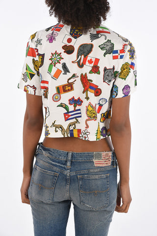 Printed Crop T-Shirt