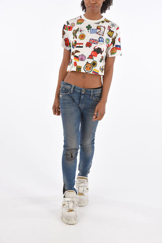 Printed Crop T-Shirt