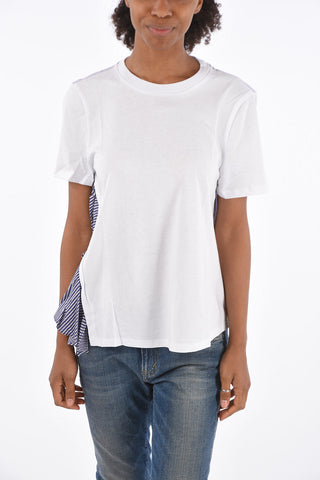 Striped Back Crewneck T-Shirt