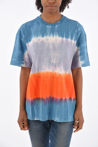 Tie Dye Effect Crewneck T-Shirt