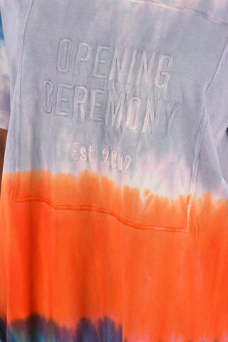 Tie Dye Effect Crewneck T-Shirt