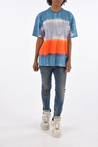Tie Dye Effect Crewneck T-Shirt