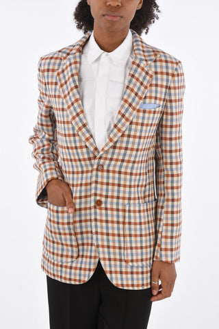 Patch Pocket Gun Club Check Blazer