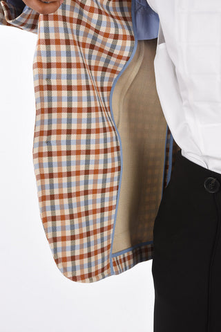 Patch Pocket Gun Club Check Blazer