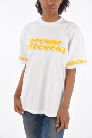 t-shirt girocollo oversize