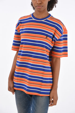 T-Shirt Girocollo a Righe