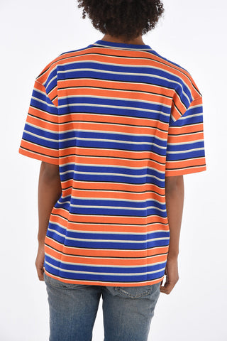 T-Shirt Girocollo a Righe