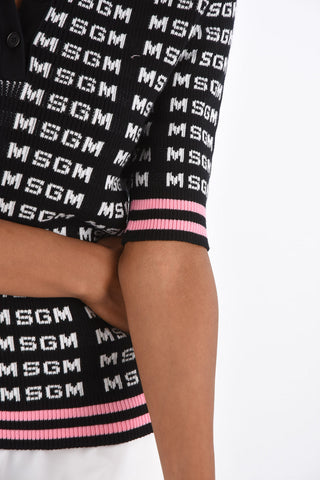 Maglia Logata con Colletto a polo